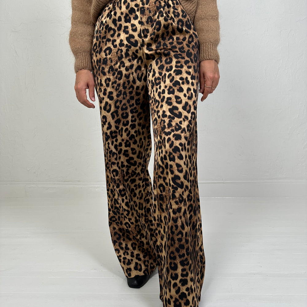 HIGH WAIST PANTALON LUIPAARDPRINT