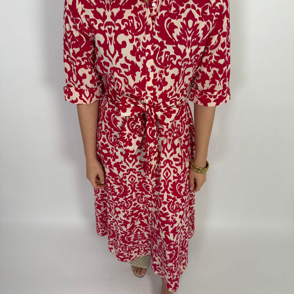
                      
                        MAXI COTTON DRESS FRAMBOISE
                      
                    