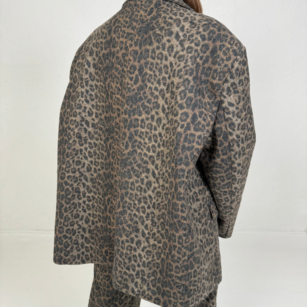 OVERSIZED BLAZER LEOPARD