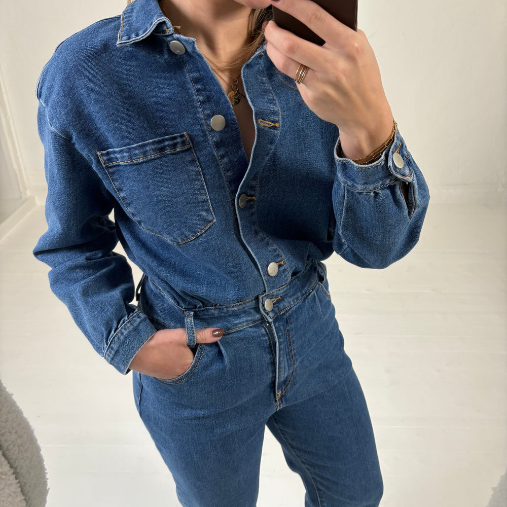 DENIM JUMPSUIT