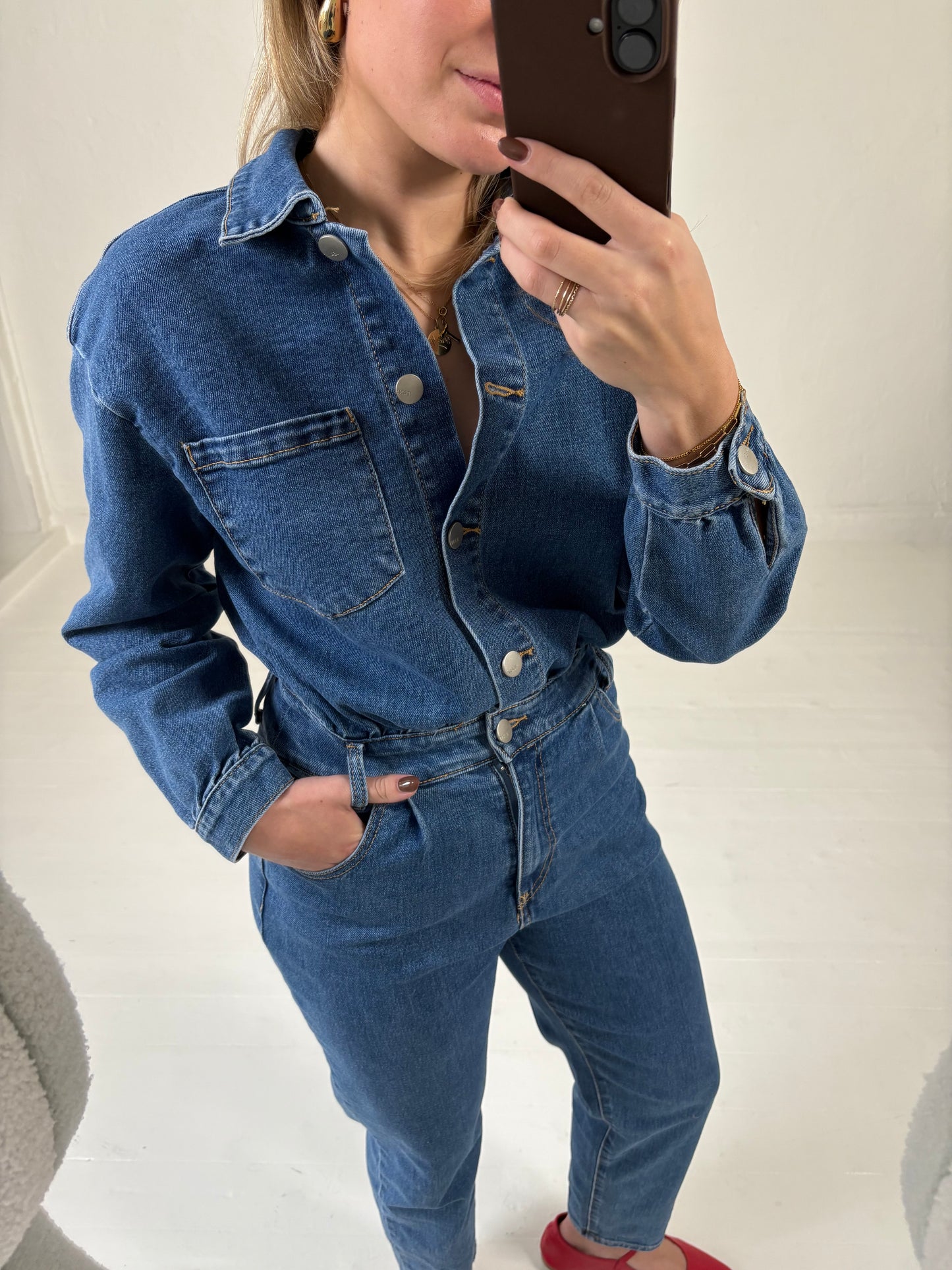 DENIM JUMPSUIT