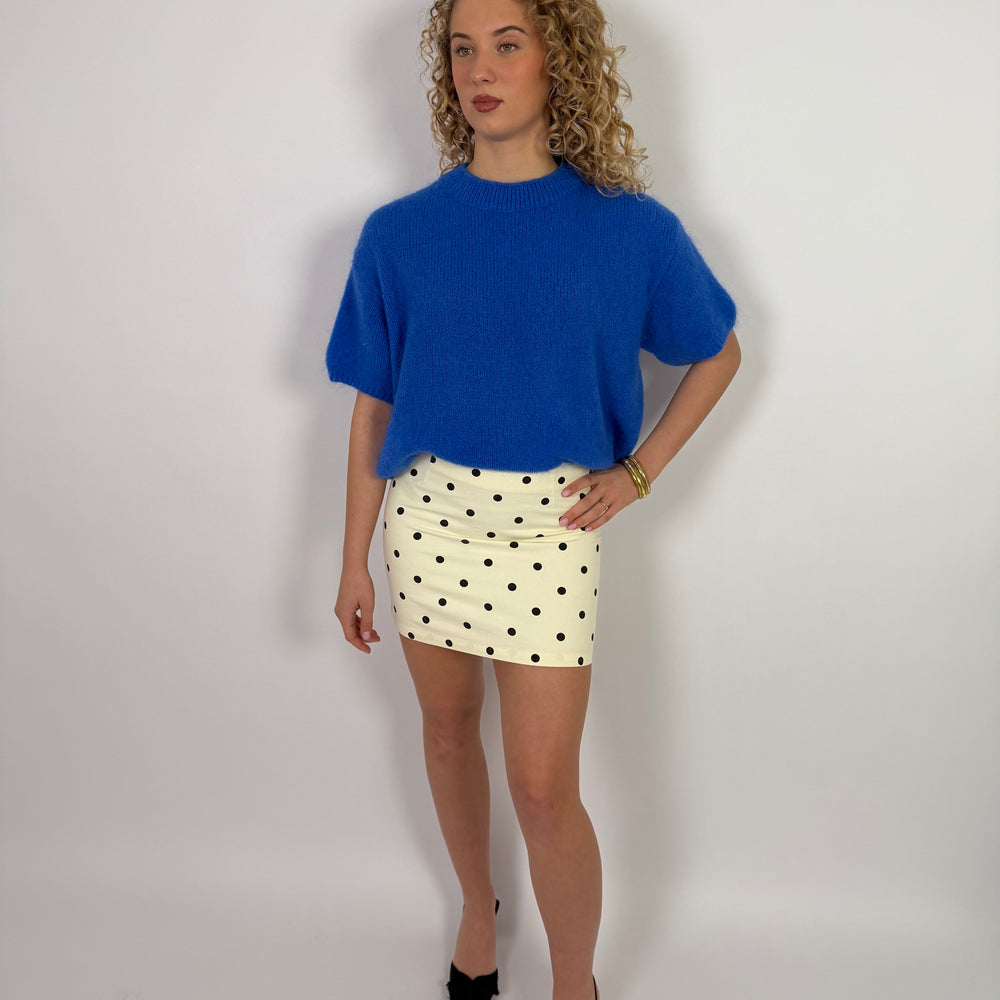 
                      
                        POLKA DOT SKIRT BEIGE/BLACK
                      
                    