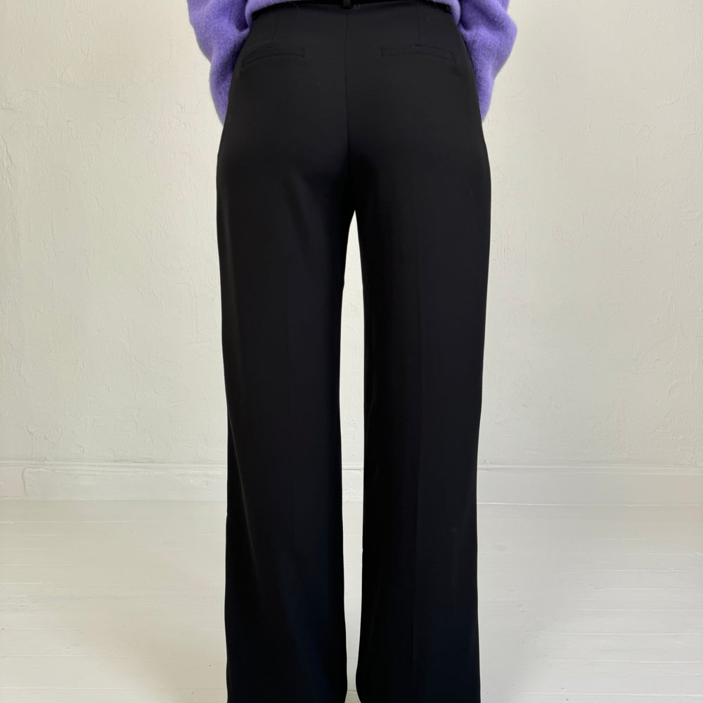 HIGH WAIST PANTALON ZWART