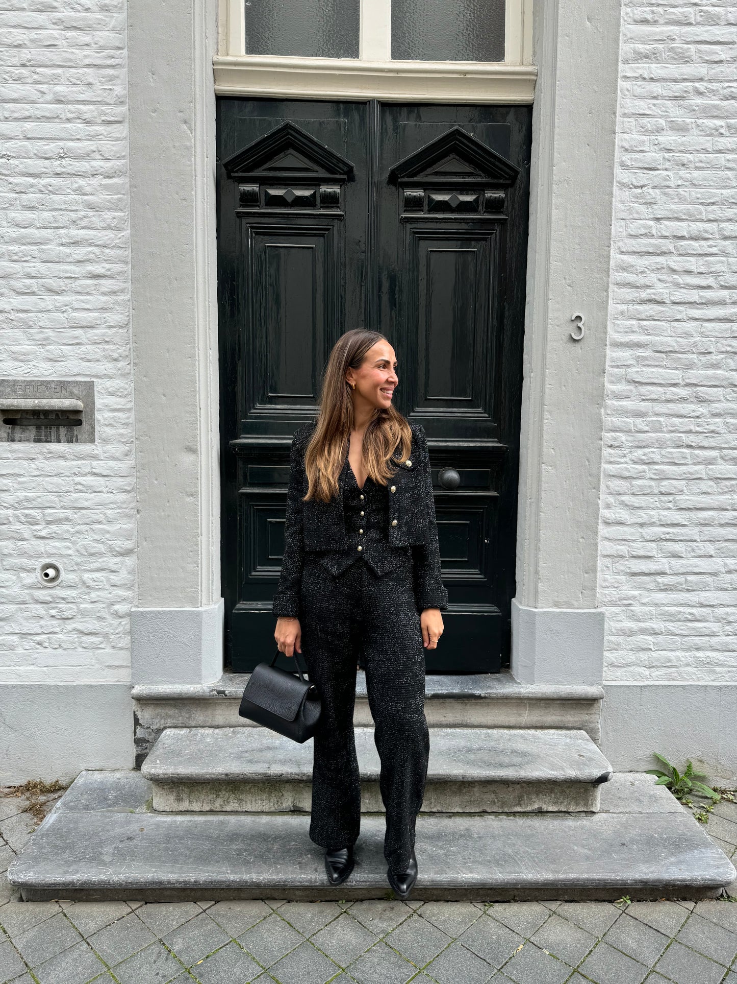 ELEGANTE PANTALON ZWART