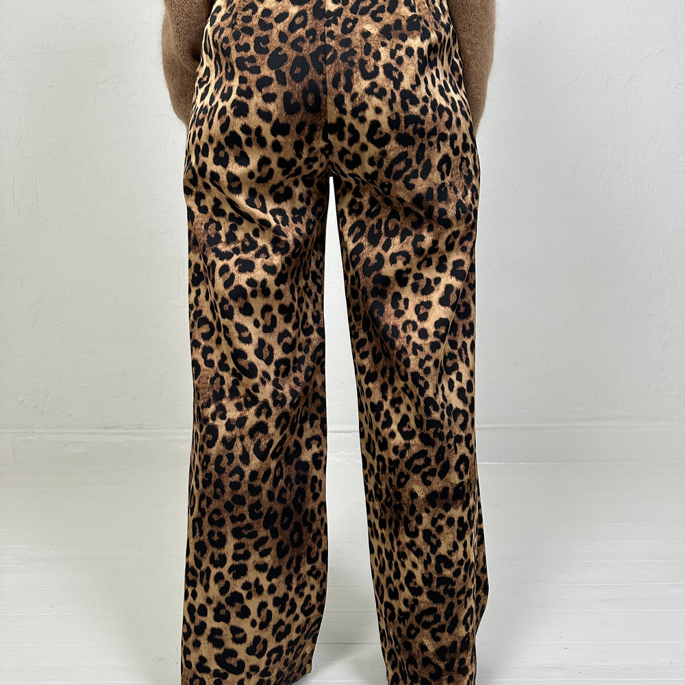 HIGH WAIST PANTALON LUIPAARDPRINT