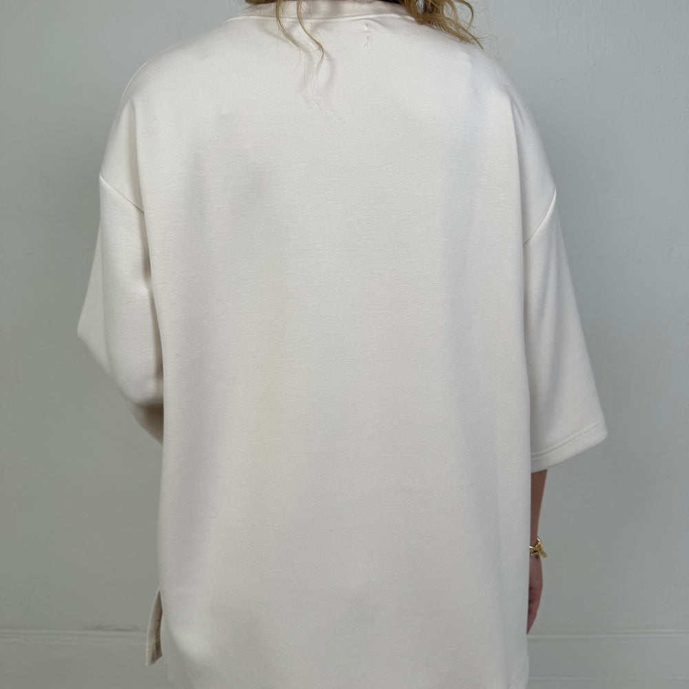 OVERSIZED T-SHIRT ECRU