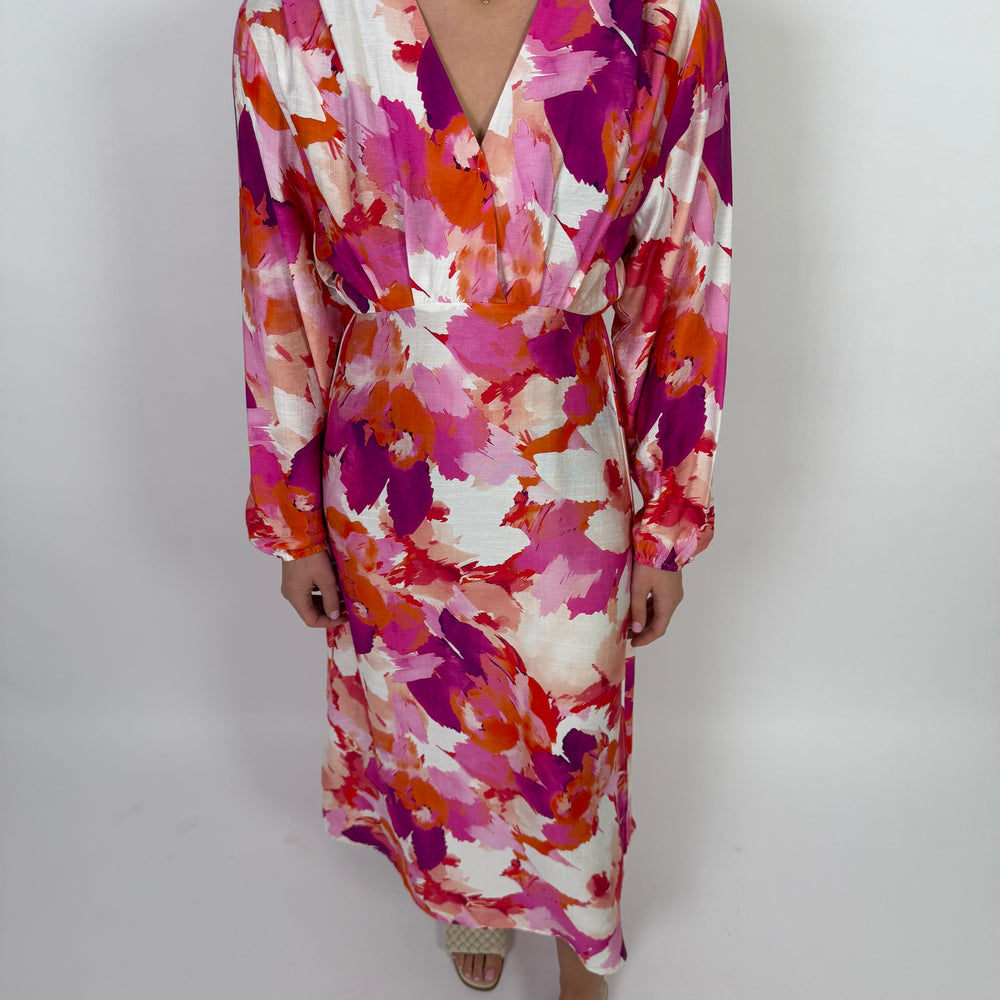 
                      
                        MAXI PATRONEN DRESS PINK
                      
                    
