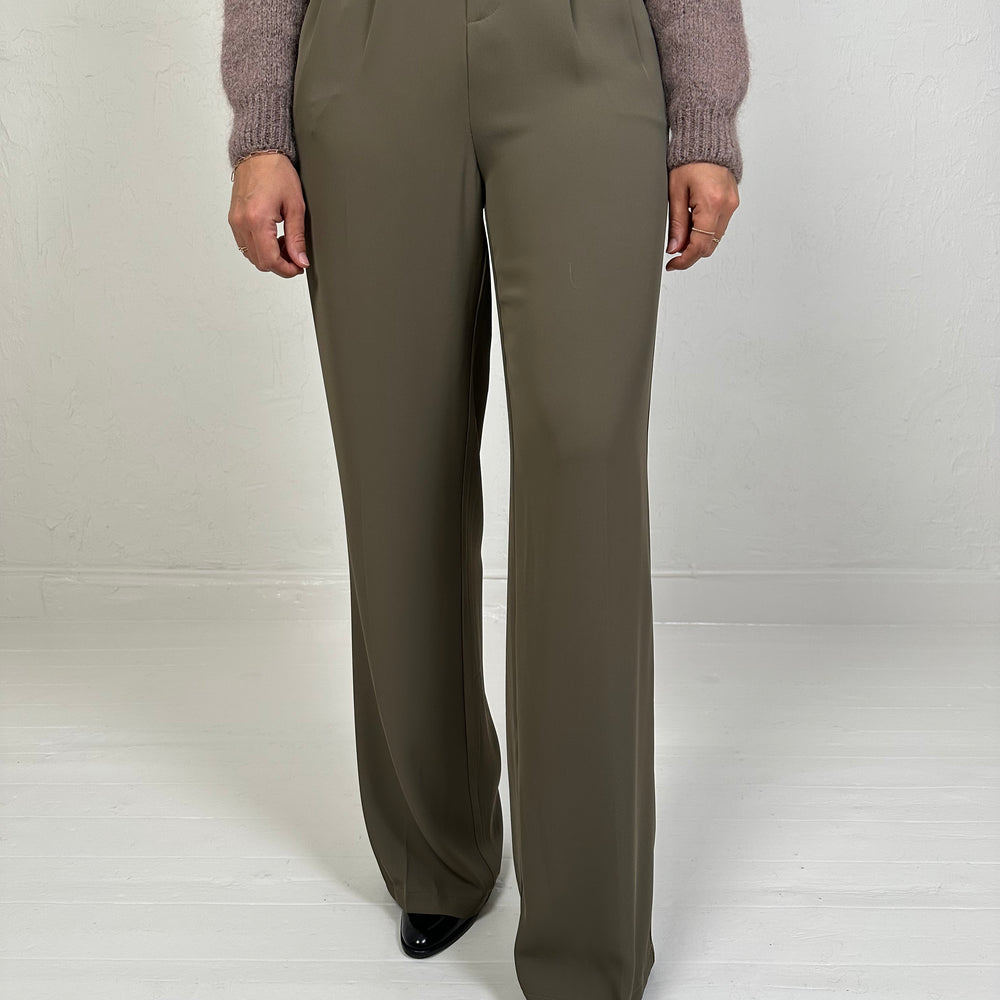 HIGH WAIST PANTALON LEGERGROEN