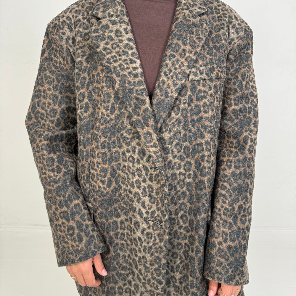 OVERSIZED BLAZER LEOPARD