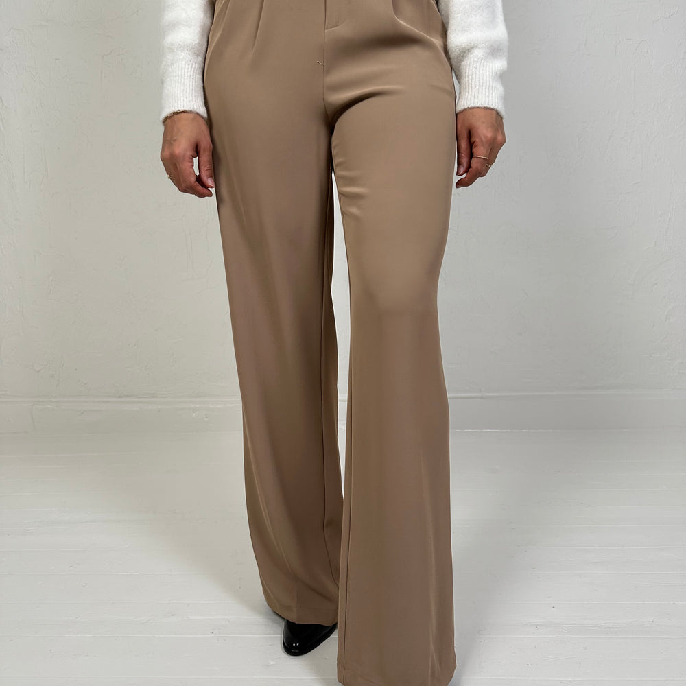 HIGH WAIST PANTALON CAMEL