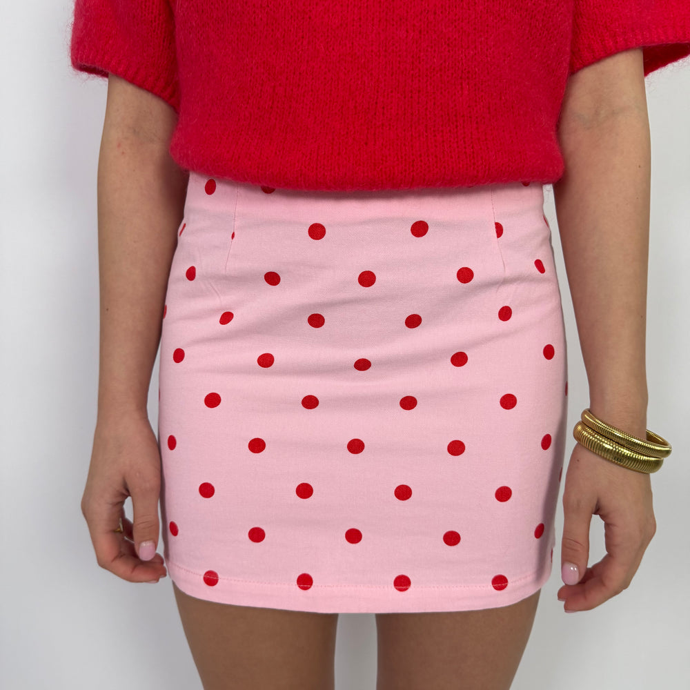 
                      
                        POLKA DOT SKIRT PINK/RED
                      
                    