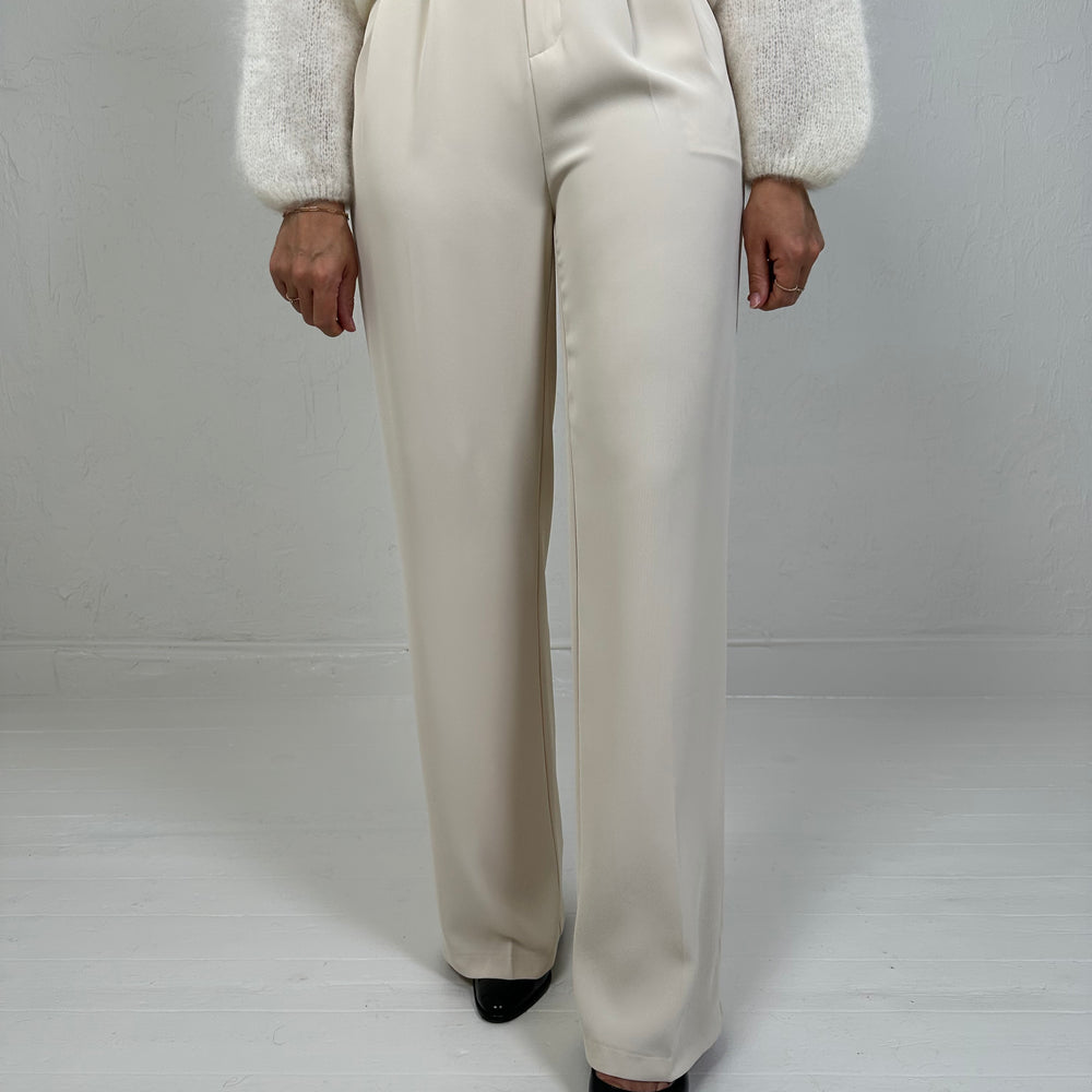 HIGH WAIST PANTALON BEIGE