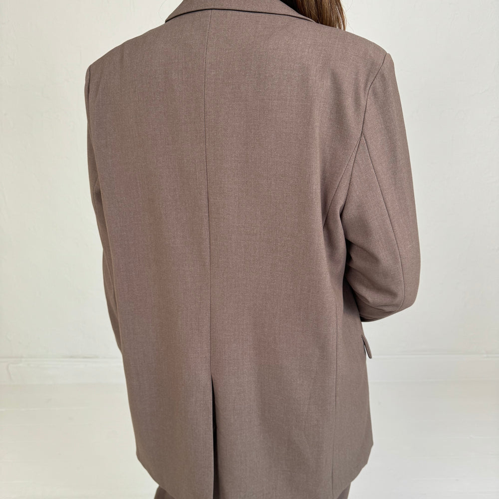 OVERSIZED BLAZER TAUPE