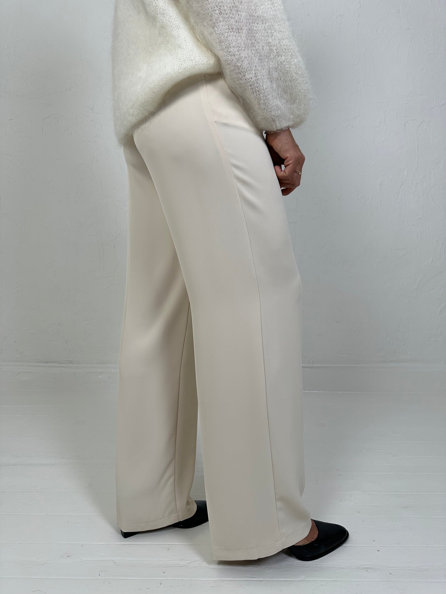 HIGH WAIST PANTALON BEIGE