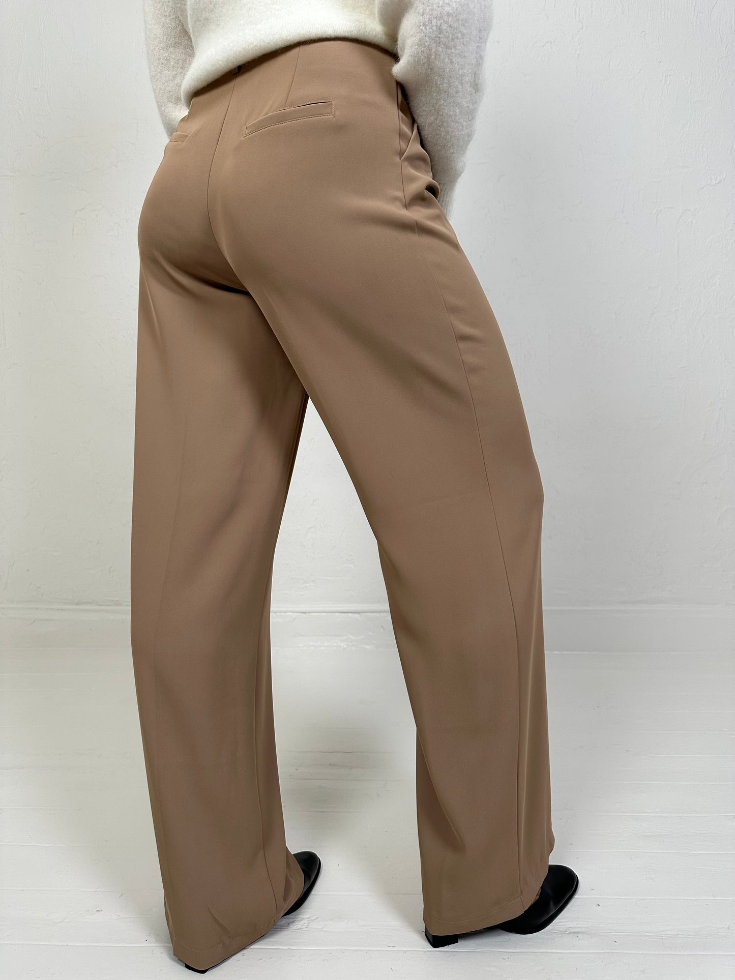 HIGH WAIST PANTALON CAMEL