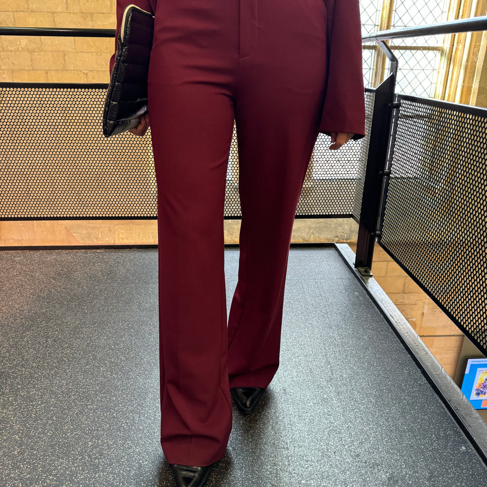 RECHTE PANTALON BORDEAUX