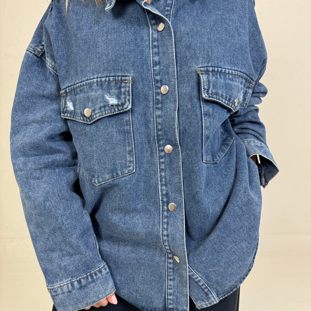 LANG JEANS JASJE BLAUW