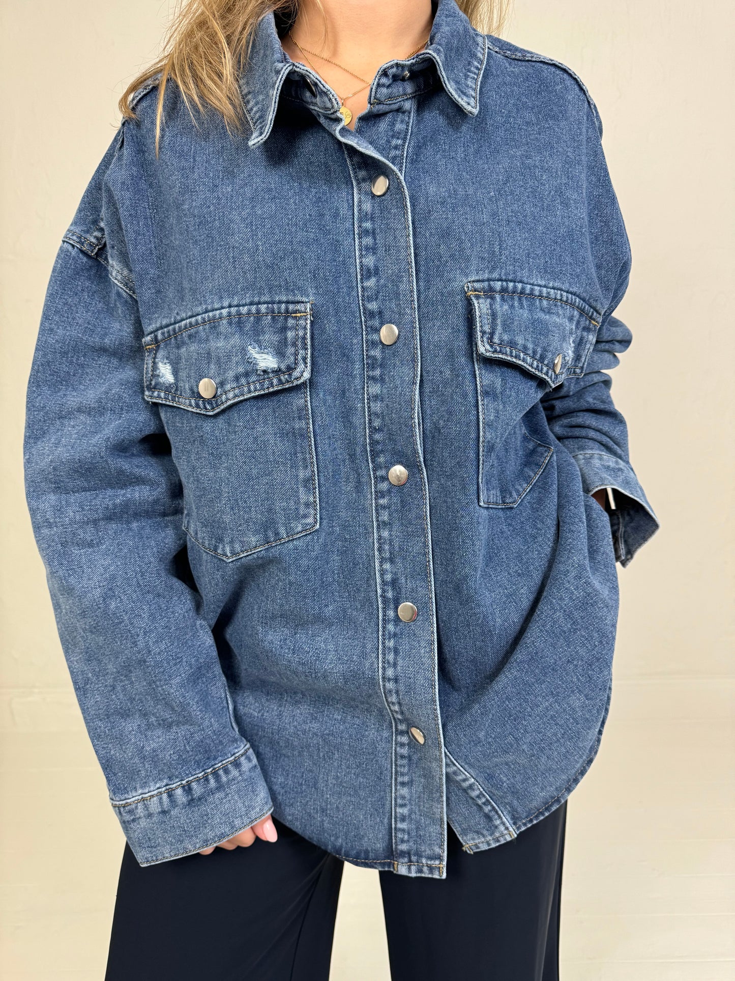 LANG JEANS JASJE BLAUW