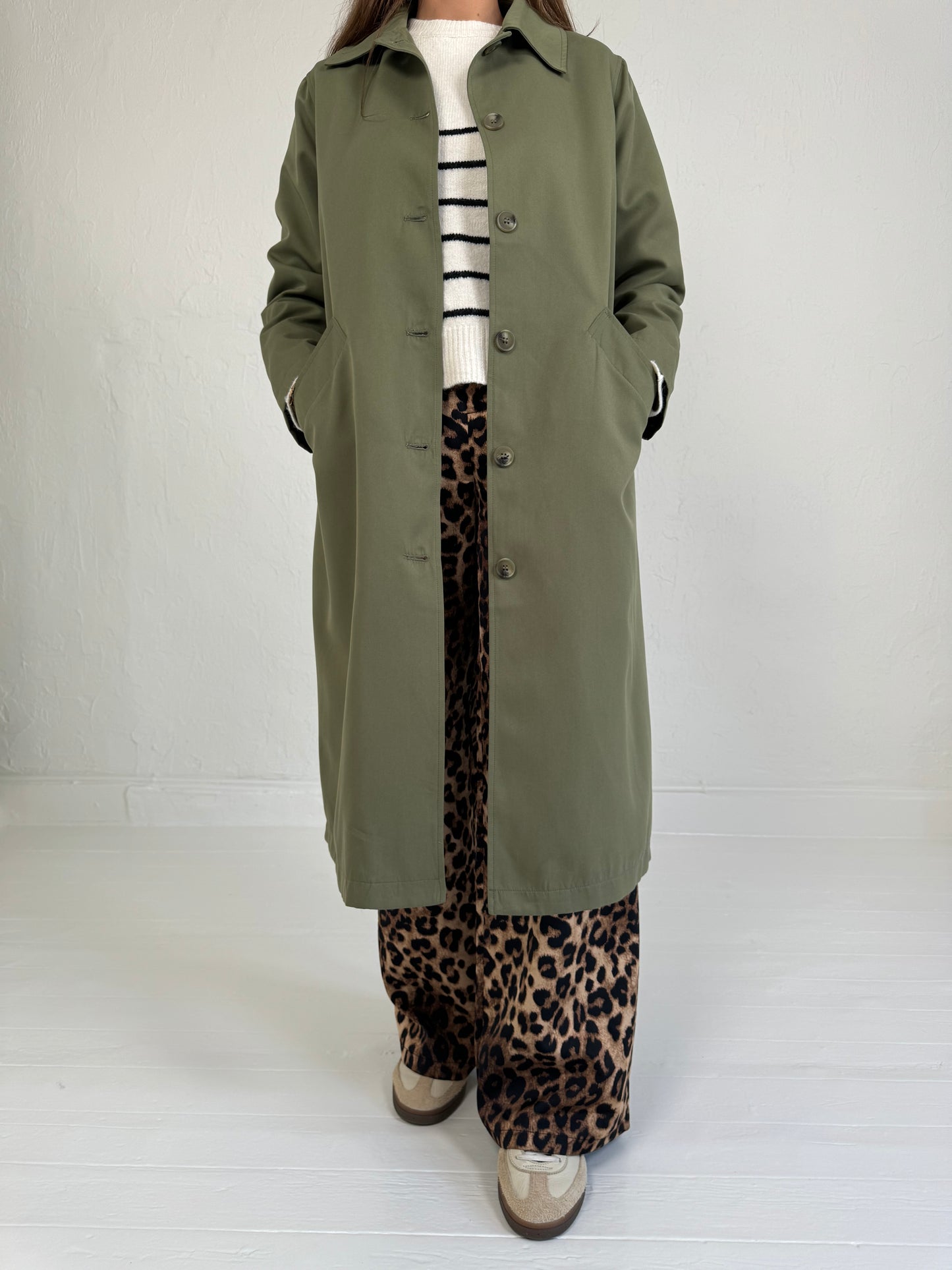 KLASSIEKE TRENCHCOAT KAKI