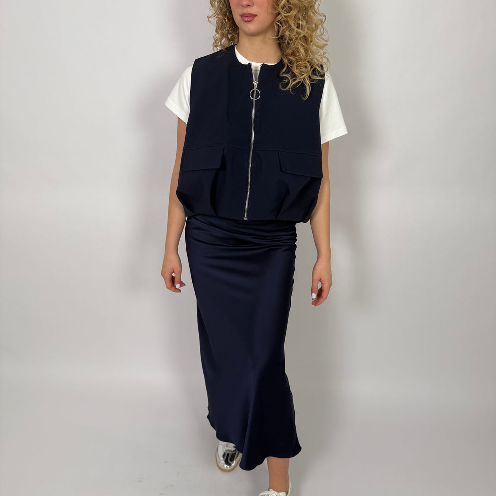 GILET MET RITS NAVY