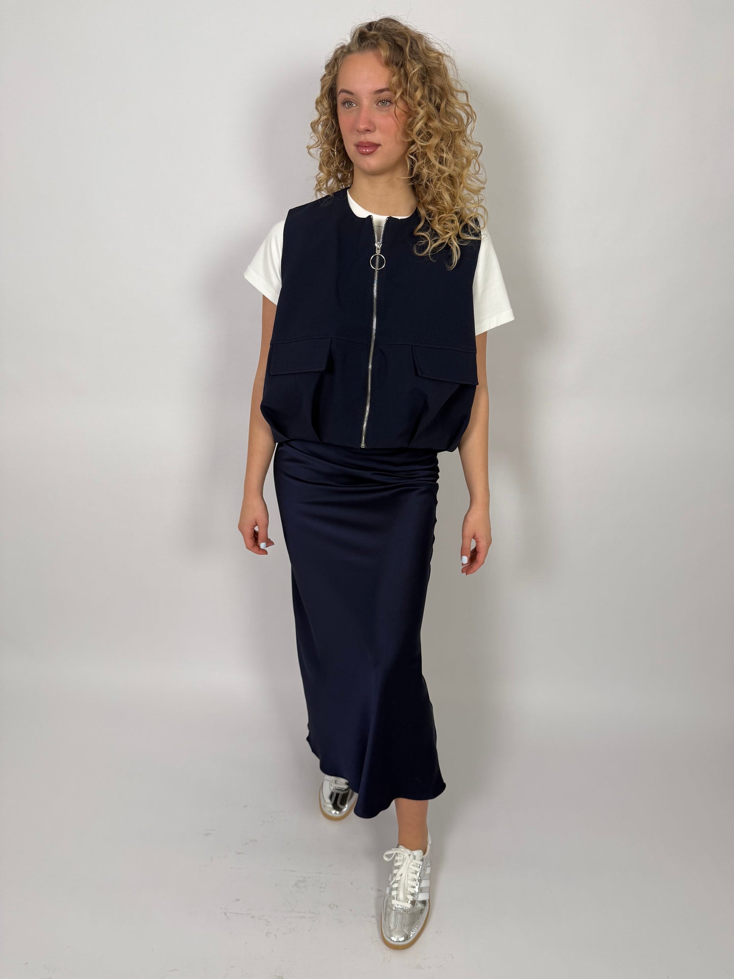 GILET MET RITS NAVY