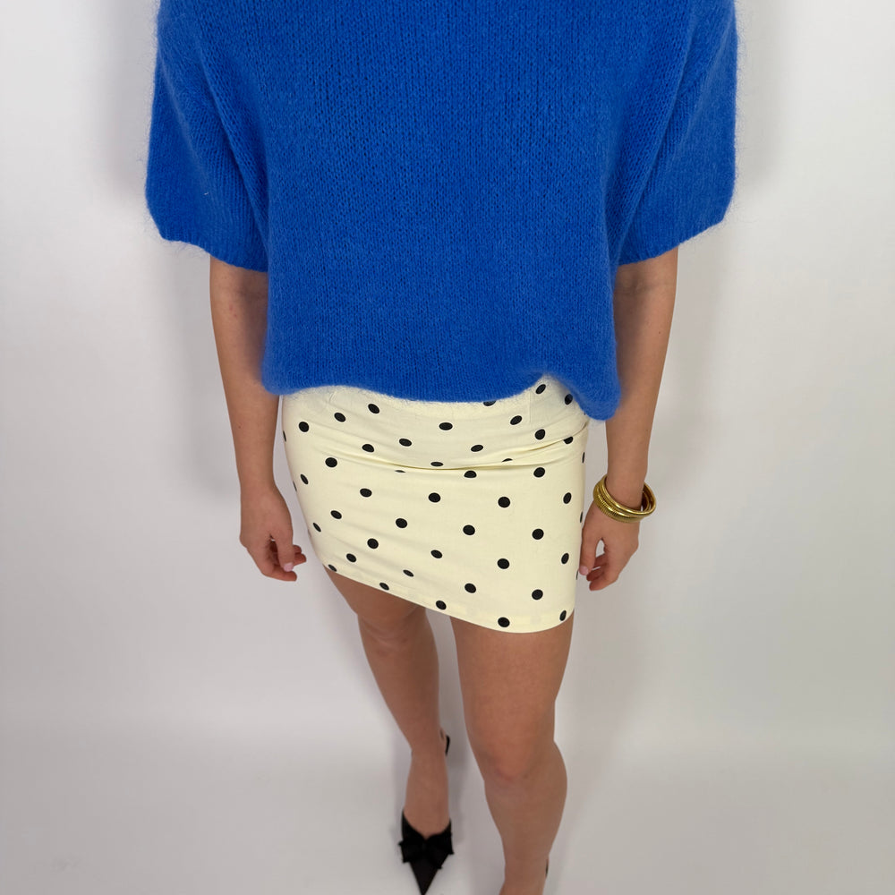 
                      
                        POLKA DOT SKIRT BEIGE/BLACK
                      
                    