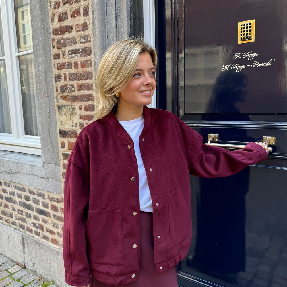 BOMBER JASJE BORDEAUX