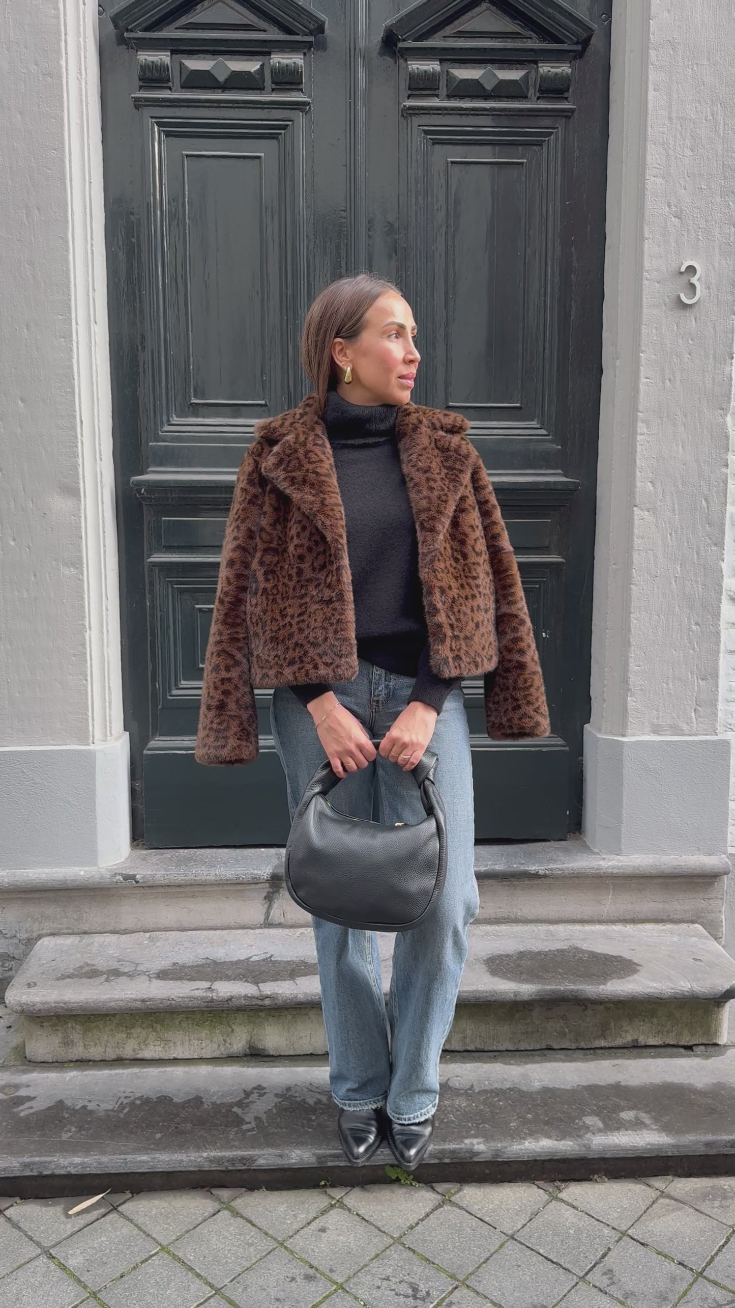 FAUX FUR JAS LEOPARD